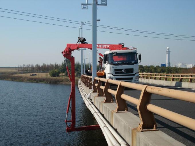 тип оборудование 16M DongFeng ведра 6x4 осмотра моста, складывая платформа